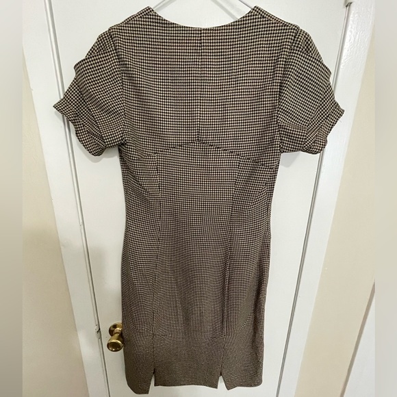 Diane Von Furstenberg Houndstooth Dress - Picture 2 of 5